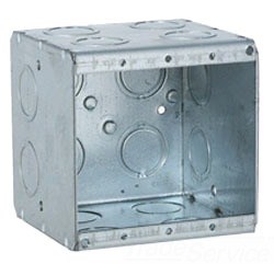 Raco 696 2-Gang Masonry Box 3-1/2 inch Deep