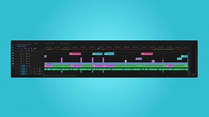 Cinematic Editing Process. Capturing Creative Workflow on Computer Monitor. Seamless Connection of Editing Fragments. Professional Production. Post-Processing. Clip Creation.
