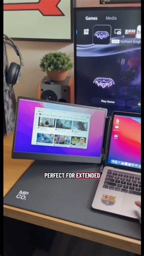Enhance your multitasking setup with the Allvia Laptop Triple Screen Extender.