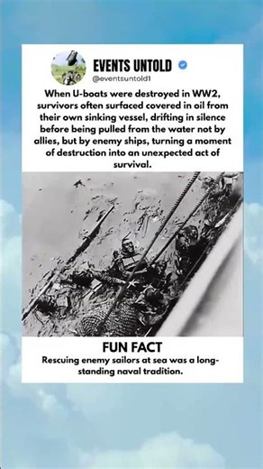 Rescued covered in oil from sunk ship