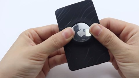 Ultra Thin and Soft Card Holder for Apple Airtag.Flexible, Stays Hidden,Air Tag Wallet Card Holder for Purse, Handbag, Backpack Wallet, Clutch Bag