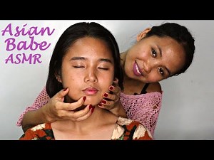 ASMR Slow and Gentle FACE Tickle Massage 😊