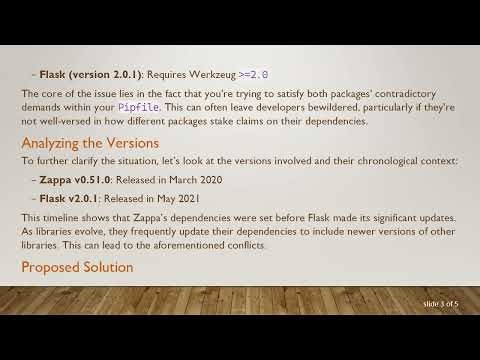 Resolving werkzeug Dependency Conflicts in Your Python Project