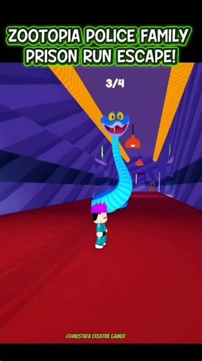 Roblox ZOOTOPIA POLICE FAMILY PRISON RUN ESCAPE! P-7 (Obby) #roblox #robloxfyp #obby #robloxobby