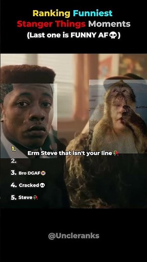 Ranking Funniest Stranger Things Moments💀😭