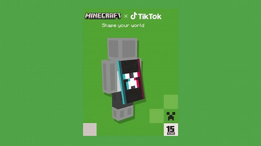Minecraft fans can claim limited-time TikTok and Twitch capes during 15th anniversary