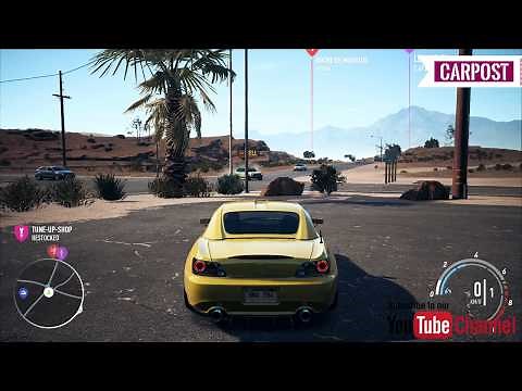 Need For Speed Payback PC Settings Menu Tabs