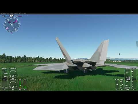 Microsoft Flight Simulator - F22 Thrust Vectoring