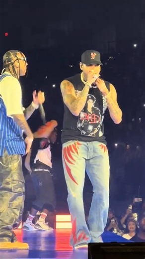Chris Brown & Tyga. #fblifestyle #virals #concert #reels | Team Breezy Latinoamerica