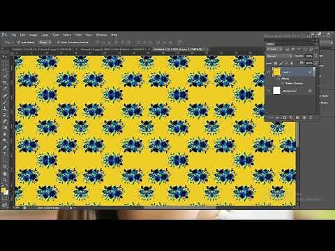 How to make seamless flower patterns in Photoshop