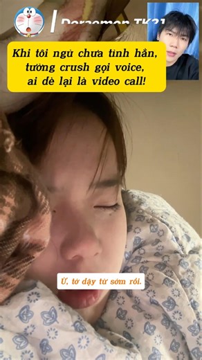 Gọi điện cho Crush mà cũng ngủ quên
