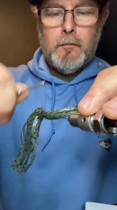 Watermelon candy on a 1/4oz junebug football head. Likes and shares are appreciated #bassfishing #fishing #handtiedjigs Jax's Jigs Jenny Gross Jaxson Gross Skyler Wooldridge | Wayne Gross