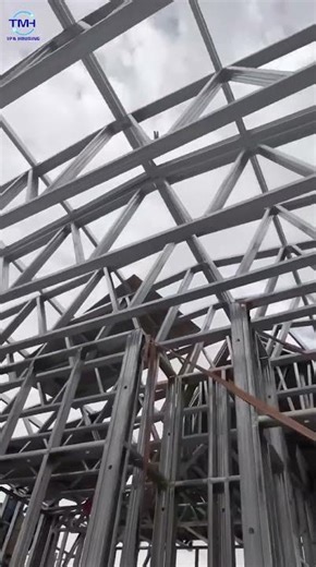 Lightweight Steel Framed House Construction | Fast & Durable Prefab Villa Build