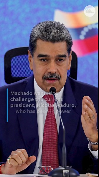 María Corina Machado awarded Nobel Peace Prize for democracy efforts