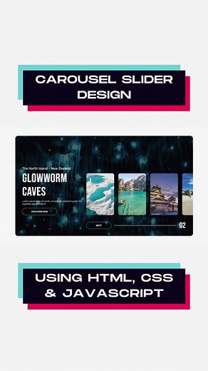 Diseño de Carrusel Slider con HTML, CSS y JS
