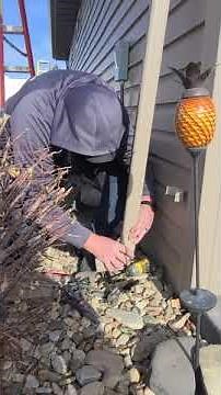 Zip-Hinge on Downspout Install