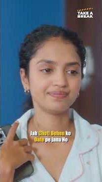 Choti Behen Ka Ghar Khali Mission 😏 #takeabreak #comedy