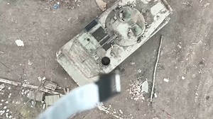 1.2M views · 6.7K reactions | Ukrainian drones drop explosives into Russian Infantry Fighting Vehicle's open hatch and blow it up. In this footage released by the 72nd Mechanised Battalion of the Ukrainian Armed Forces, a Ukrainian drone can be seen stalking it's prey before dropping a bomb with pinpoint precision. This footage has not yet been verified | World News | Facebook