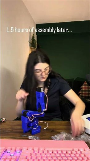 AI-powered Robot Arm coming soon! #3dprinting #robotics #project