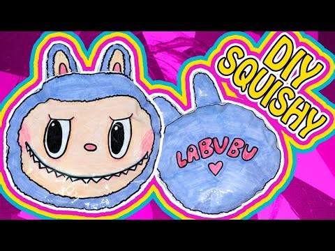 Labubu Paper Squishy DIY