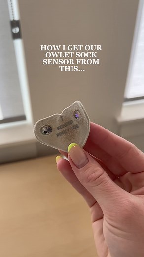 Here’s a friendly reminder to regularly clean your Owlet Sock (if you aren’t already)! 🫧 | Owlet