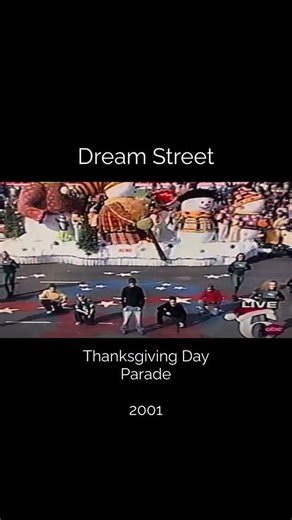 Dream Street on Instagram: "Who remembers this!? Can’t believe we did the Thanksgiving Day Parade in Philly 24 🤯 years ago! (Matt was still reppin’ the birds 🦅) We are so THANKFUL for you. We could not be doing this without you ❤️ Happy Thanksgiving! See you soon 👀 #dreamstreet #boybands#philly #thanksgivingdayparade"