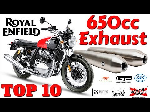 TOP 10 Royal Enfield 650 Exhausts For Interceptor & Continental GT 650🔥🔥