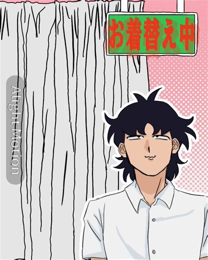 喋り方想像にお任せします😋💦 ＿＿＿＿＿＿＿＿＿＿＿＿＿＿＿＿＿＿ 2回見て…1回づつ見て🙂 #奇面組 #一堂零 #河川唯 #アライトモーション #イラスト