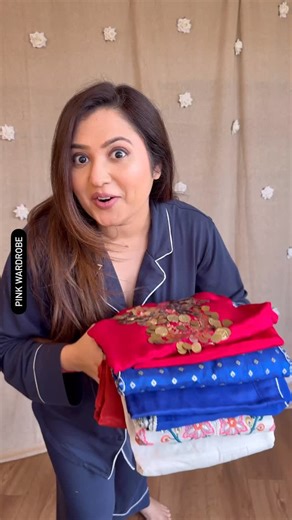 Pink Wardrobe®️ on Instagram: "Smart Wedding Edit | 4 Luxe Looks ✨ A refined edit of 4 smart wedding-ready outfits—a ruby red natural crepe silk co-ord set, a white fully embroidered co-ord, a royal blue Bandhej silk suit in premium silk, and a printed natural crepe co-ord. Crafted for haldi, mehendi, sangeet, festive dinners, and intimate wedding celebrations, these styles combine luxury fabrics, modern silhouettes, and effortless elegance, making them perfect for women seeking contemporary yet