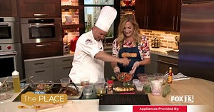 Recipe: The perfect backyard BBQ with New York Steak, Corn Salsa, and Potato Salad