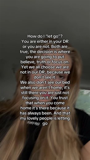 How to Let Go and Trust Your Desired Reality (DR)