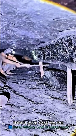 Hand Mining Coal Underground