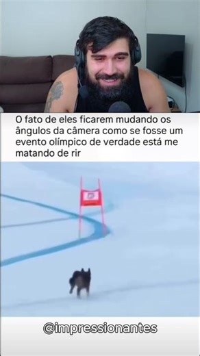 He deserves a gold medal 😎 #react #humor