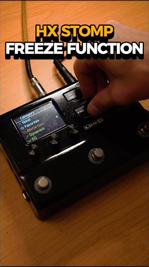 How to FREEZE a note with THIS HX Stomp Block