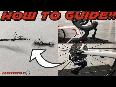 Shimano Rear Derailleur Cable Replacement Internally Routed Frame
