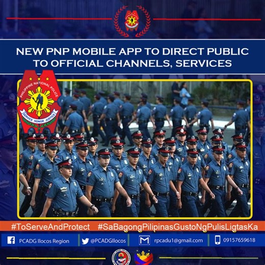 The Philippine National Police (PNP) has launched a mobile application to direct the public to its official channels and services. The application is an initiative of the PNP Communications and Electronics Services completed this June, spokesperson Brig. Gen. Jean Fajardo said in a briefing at Camp Crame on Tuesday. According to Fajardo, the application contains the official directories of the PNP as well as a guide on how to use the 911 emergency call and its online reporting or “e-sumbong” sys
