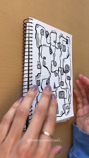 #drawing #doodleart #art #fyp #foryou #tutorial #sketchbook #tegning #calming #relaxing #satisfying #anxietyrelief #stressrelief #doodle #pattern #aesthetic #easy | Doodle Art