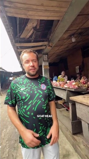 Goat Head Soup? An Igbo delicacy in Nigeria! 🐐💀 #nigeria #butcher