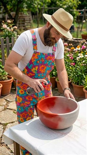 Crazy DIY: Luxury Watermelon Planter for Pennies! 🪴✨ #garden #gardening #diy