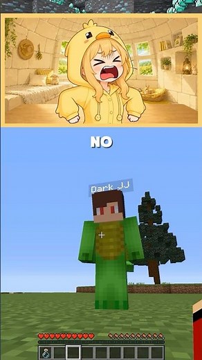 Giant Mikey vs Dark JJ… We Were Shocked! 😨 - Minecraft Animation #shorts