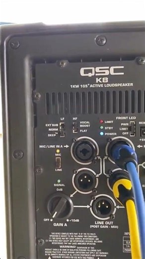 Bajos Que Te Envuelven Configuración QSC K8 #audioworks #bass #test