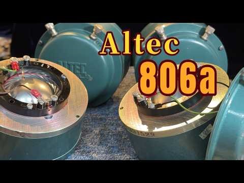 altec 806a 16ohm trình nén cho hệ thống kèn loa a7 TP test bản nhạc mời quý vị các bạn thẩm âm