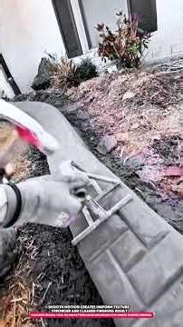 Concrete Edging Tool 150 mm Pattern Groover Decorative Cement Border Finishing for Landscaping