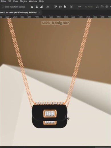 Professional Jewelry Ad Design Tutorial 💎 | ManiiDesigner