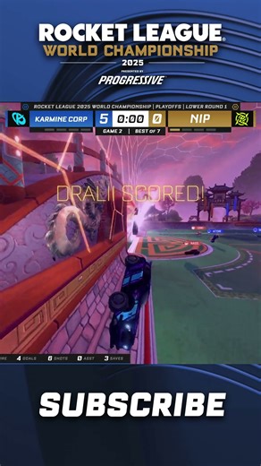 Zero-Second Magic! DRALII Finishes Perfect Setup #rlcs2025 #rocketleague #RLCSWorlds2025