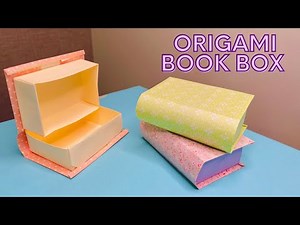How To Make An Origami Book Box