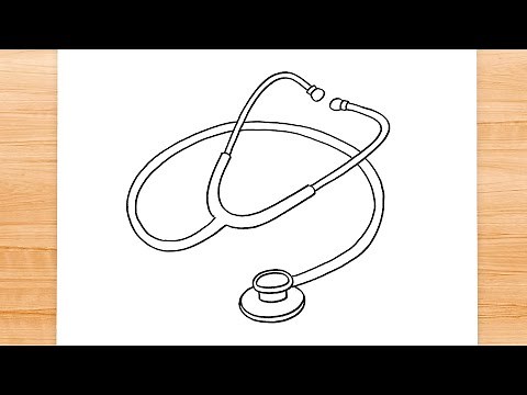 How to draw Stethoscope