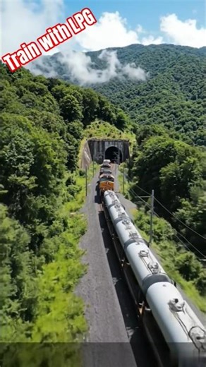 LPG Cylinders Transport by Train | Rare Railway Footage #shorts #train #lpg