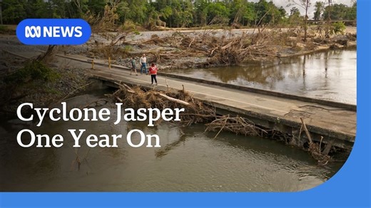 Community still trying to rebuild one year on from Cyclone Jasper