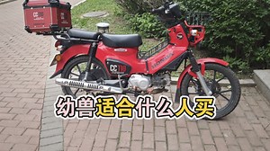 本田幼兽cc110，一年骑了2600公里。